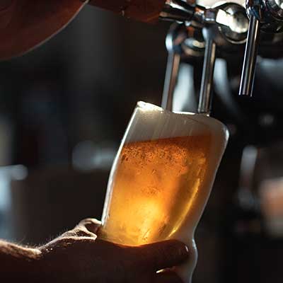 Local craft brews served